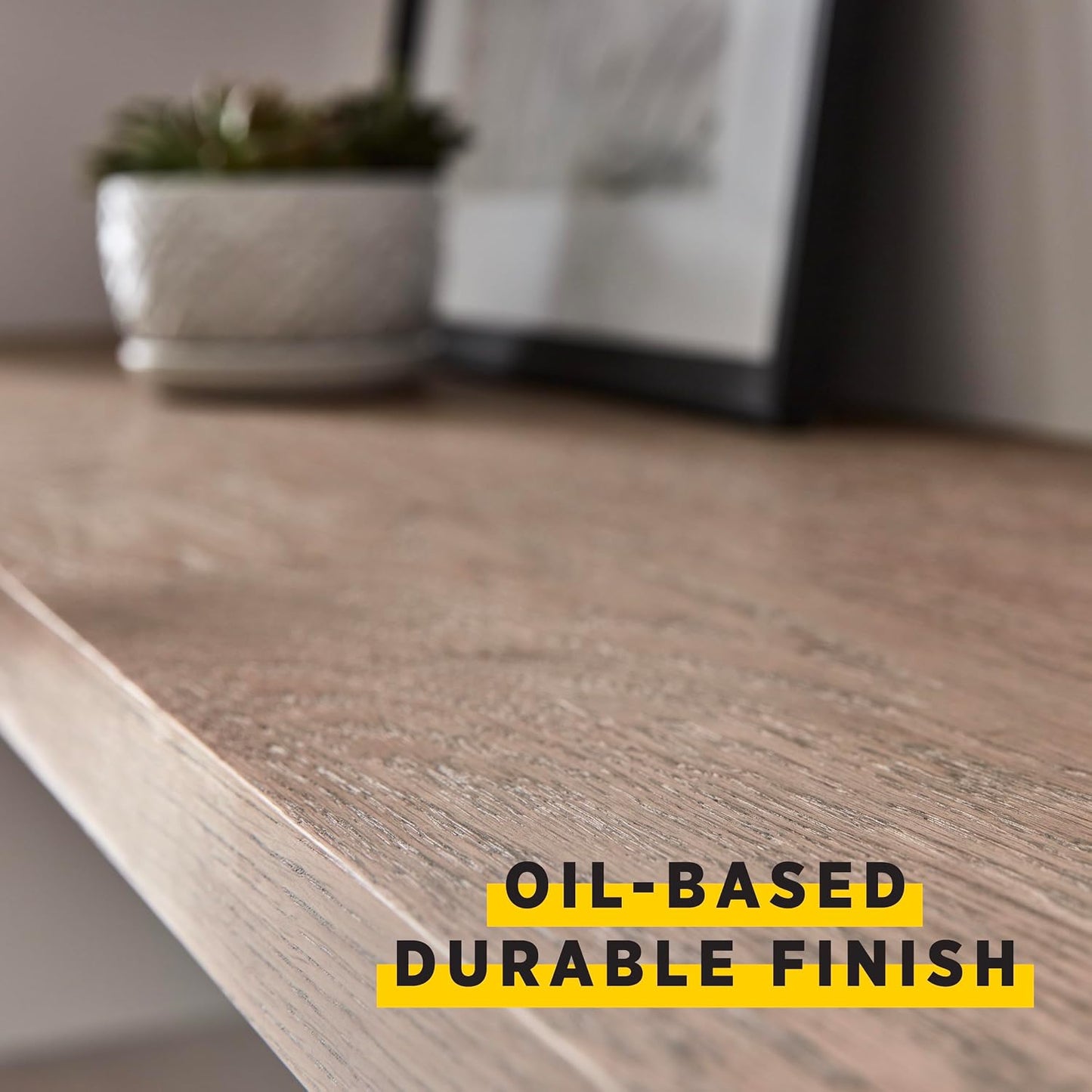 Minwax Ultra Fast Drying Polyurethane Protective Wood Finish, 275 VOC, Clear Satin, Gallon