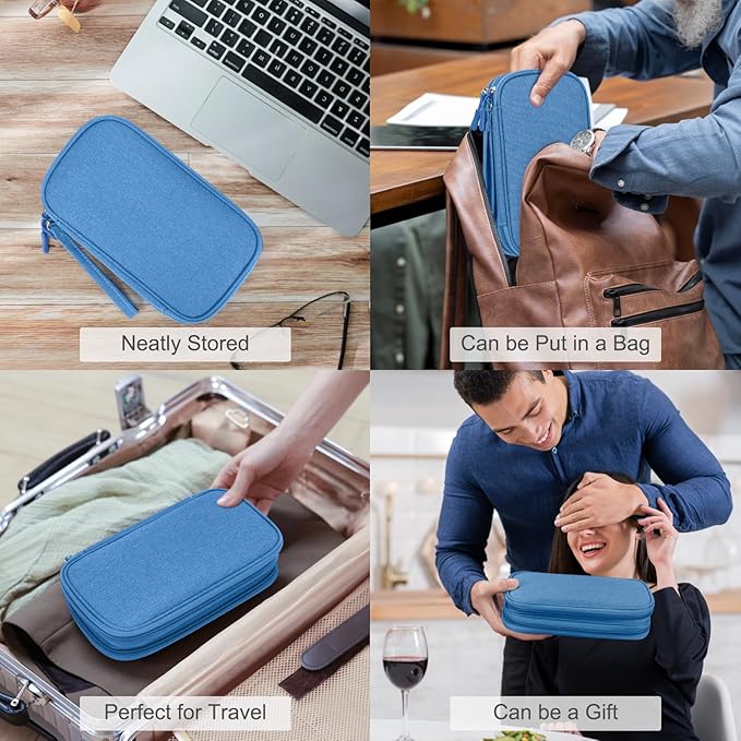 FYY Electronic Organizer, Travel Cable Organizer Bag Pouch Electronic - Image 7