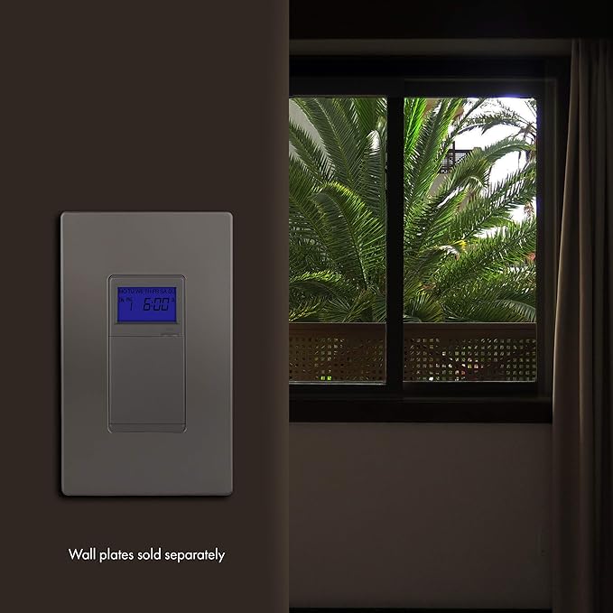TOPGREENER Digital Astronomic Timer Switch, 7-Day Programmable Sunrise Sunset - Image 5