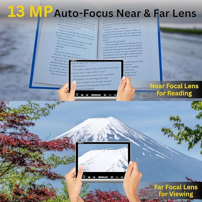 Snow 12 Inch Foldable Portable Video Magnifier by Zoomax - Image 7