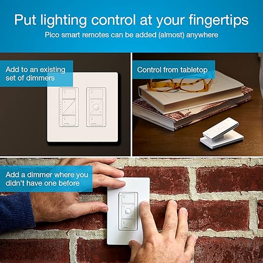 Lutron Caseta Original Smart Dimmer Switch Kit, 2 Dimmer Switches, 2 Wall Plates - Image 3