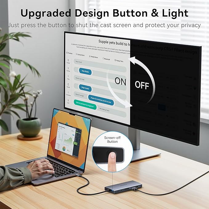 USB C Laptop Docking Station Dual Monitor - Image 3