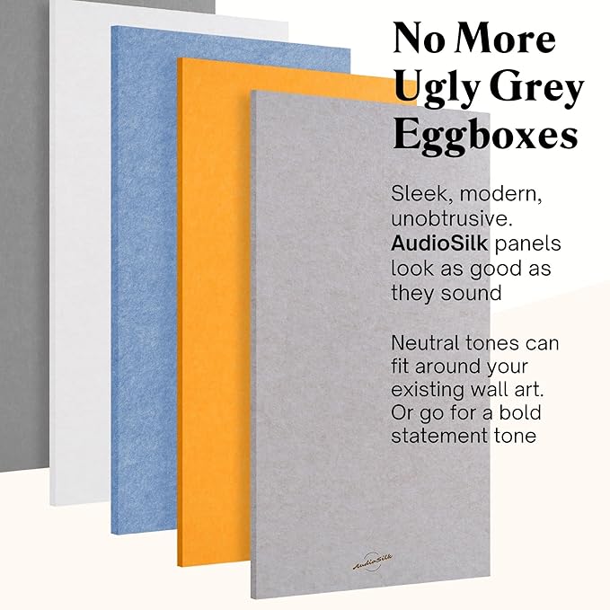 AudioSilk Acoustic Panel, Mid Grey - Image 5