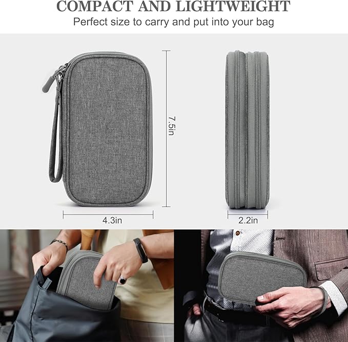 FYY Travel Cable Organizer Pouch Electronic Accessories Carry Case Portable - Image 2