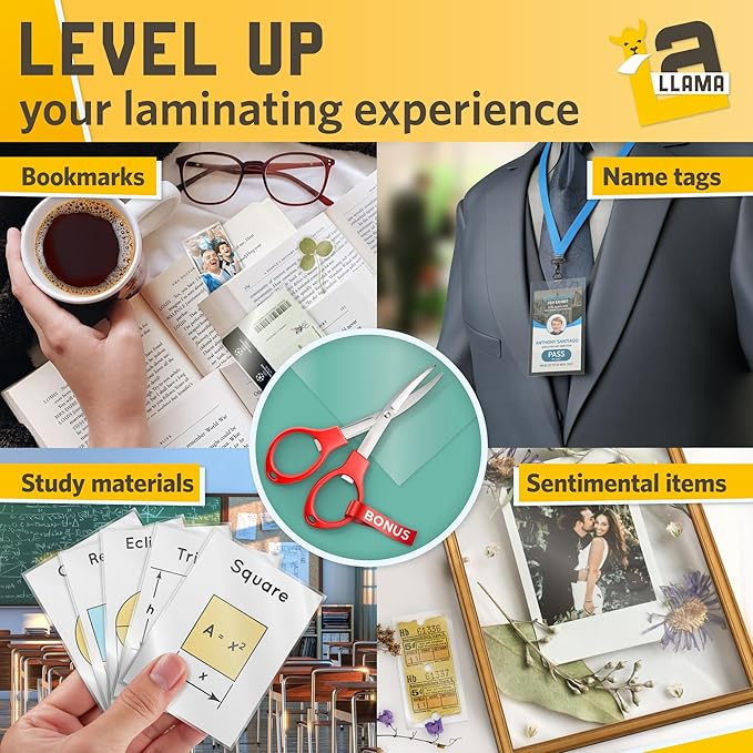 50 Pack Thermal Laminating Pouches 9” x 14.5”, 3 Mil Thick, Suited - Image 5