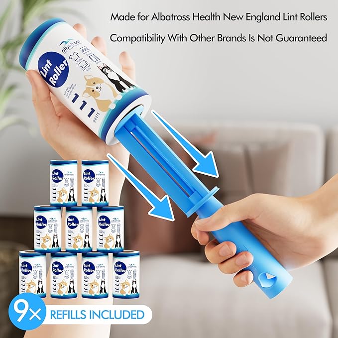 Extra Sticky Lint Roller Refills Only, Mega Value Set 999 Sheets - Image 2