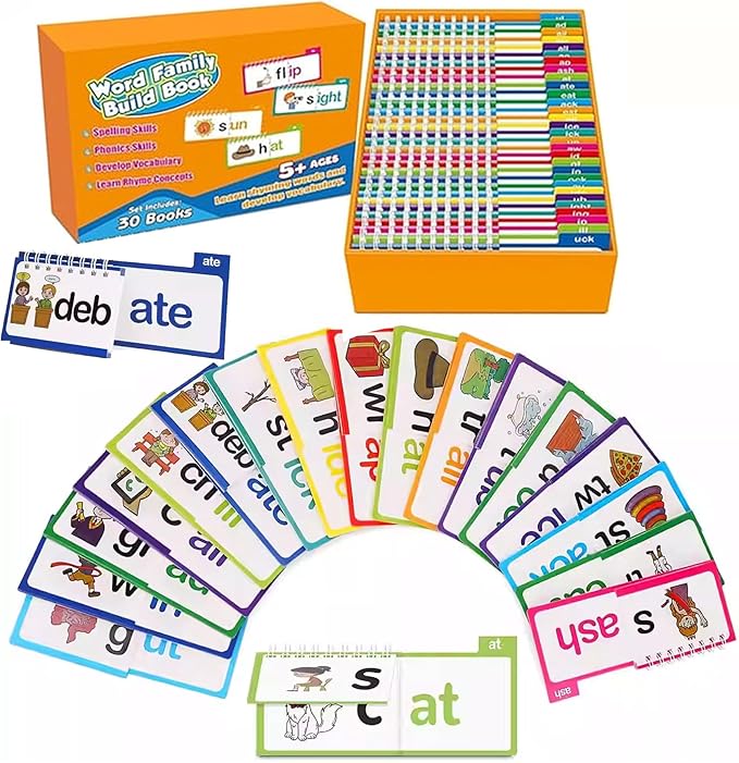 30 Read and Rhyme Flip Books Claritydream Flip Books ABC Vocabulary Flash Cards by Unknown