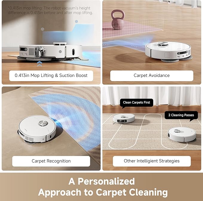 DREAME L40s Ultra AE Robot Vacuum and Mop Combo, 000Pa Suction, Self Emptying - Image 8