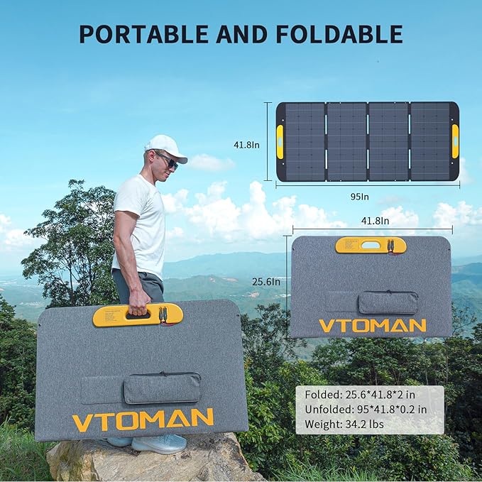 VTOMAN FlashSpeed Pro 3600 Portable Power Station, 3096Wh LFP Battery Solar - Image 8
