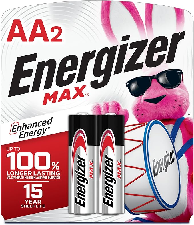 Energizer MAX Alkaline Double A Batteries, Long-Lasting AA Batteries, Suitable by Energizer