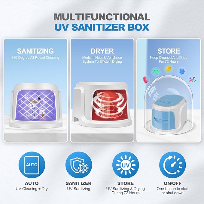 2025 Newest UV Sanitizer Box, for Portable Cleaner and Sanitizing Machine - Image 3