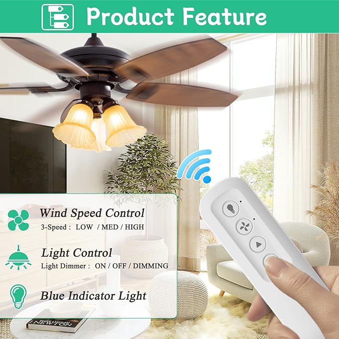 Prichor 99770 Ceiling Fan Remote Control - Image 2