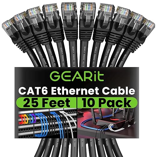 GEARit Cat 6 Ethernet Cable Pack by GEARit