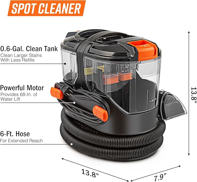 Armor All SCA702 901 7 Amp Portable Spot Cleaner - Image 2
