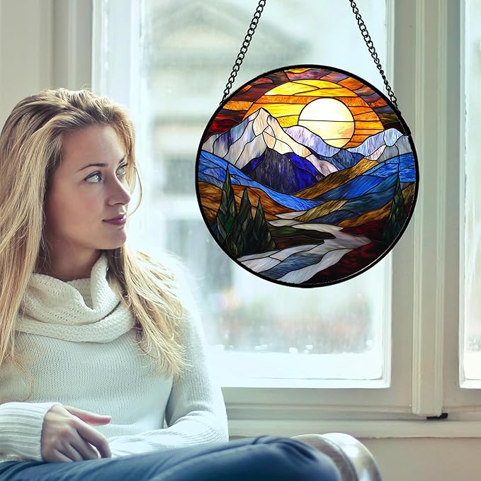 AMDERVEN Stained Glass Window Hanging - Image 3