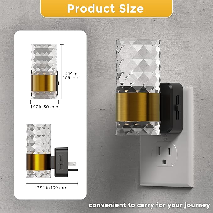 L LOHAS LED Night Light, Night Lights Plug into Wall, 2 Pack 10-Color RGB - Image 6