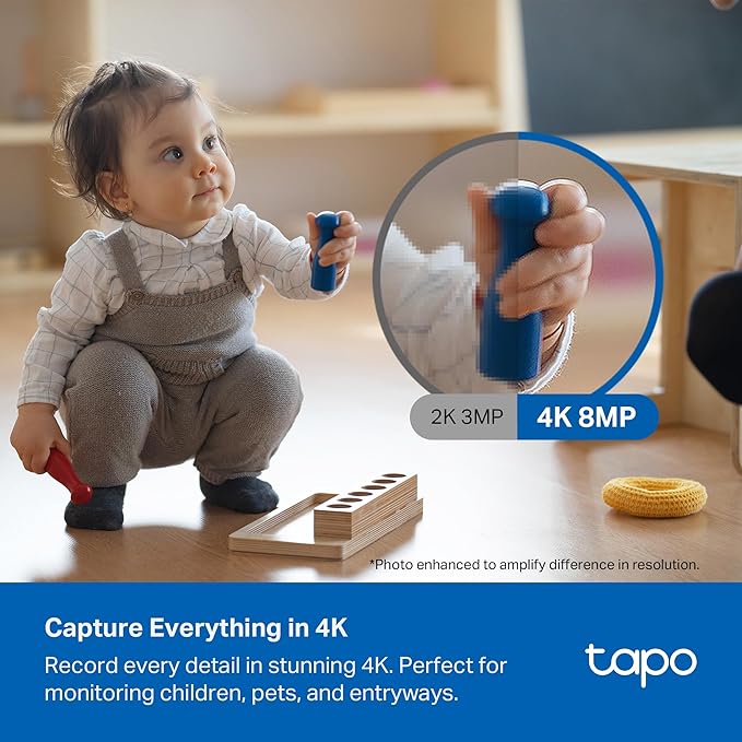 Tapo 4K Pan/Tilt Indoor Security Camera - Image 2