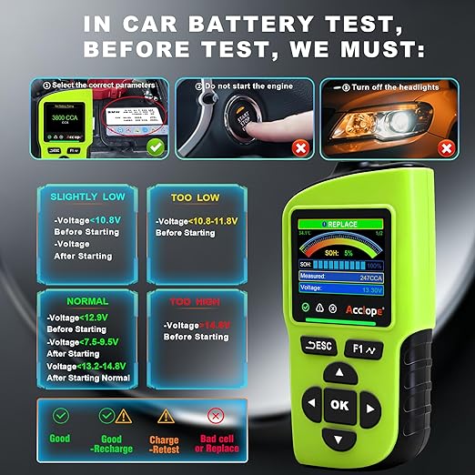 Acclope BT90 PRO 2-360Ah Battery Tester - Image 5