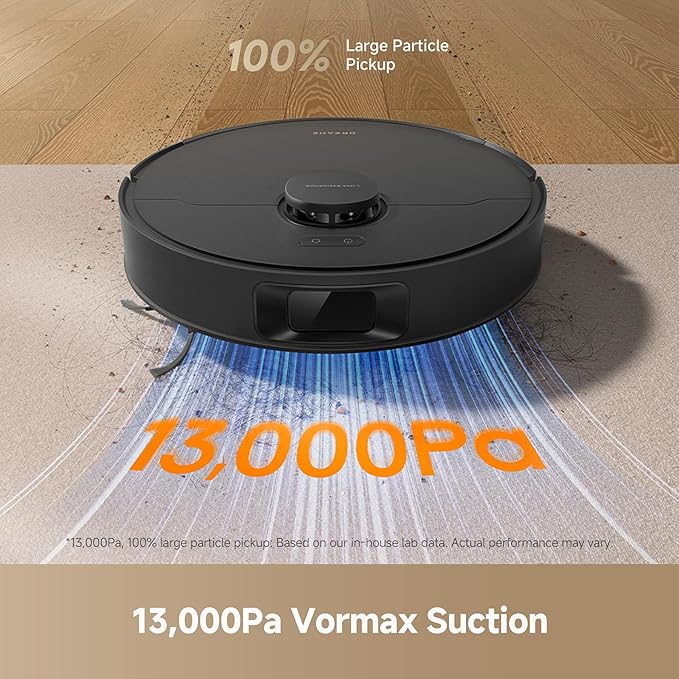 DREAME D20 Plus Robot Vacuum and Mop, 000Pa Suction, Self-Emptying - Image 2
