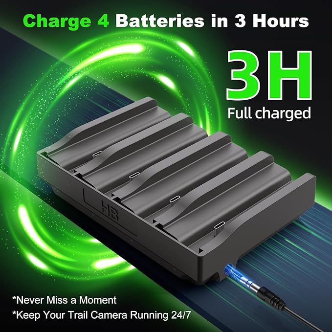 Lesaps 4Pack Rechargeable Reveal Lipo Lithium Battery Pack - Image 5