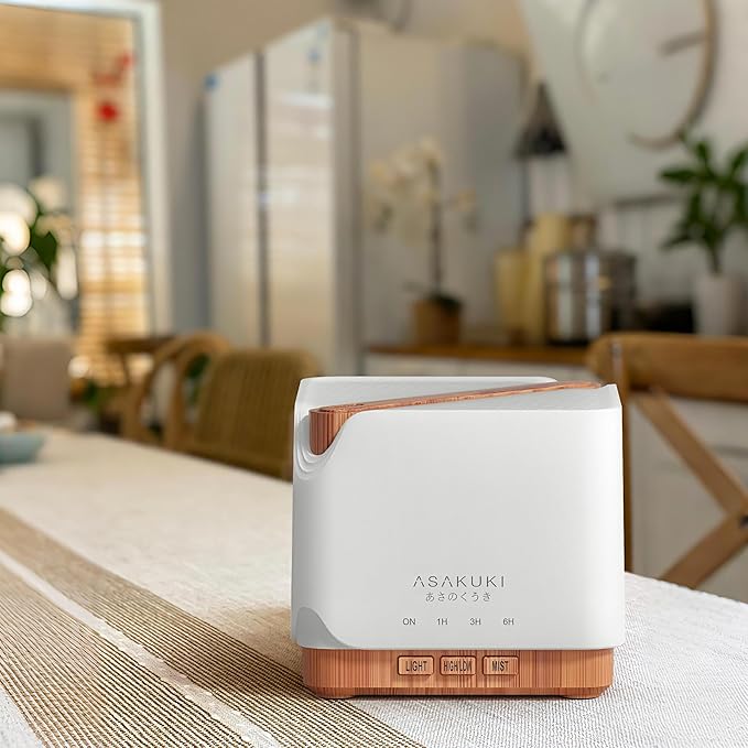 ASAKUKI 700 ml Premium Essential Oil Diffuser, 5 in 1 Ultrasonic Aromatherapy - Image 9