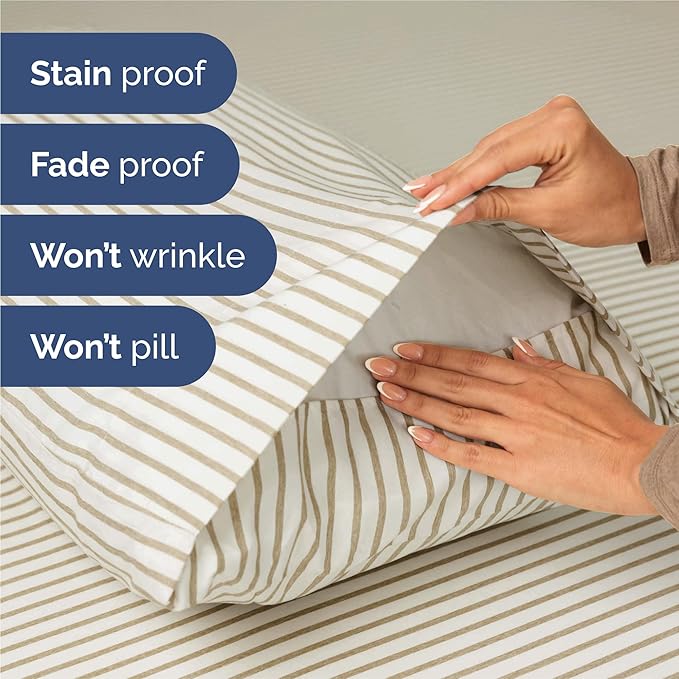 Split King Size 5 Piece Sheet Set - Image 5