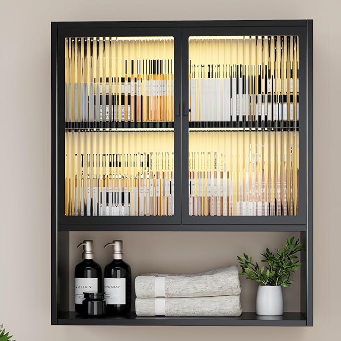 Wall Mounted Bathroom Cabinet by YILFANA