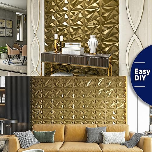 Art3dwallpanels 33 Pack 3D Wall Panel Diamond - Image 4