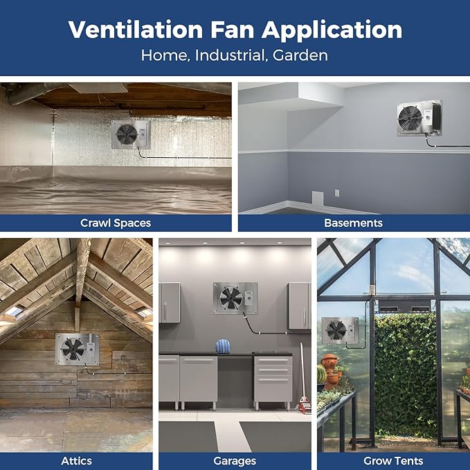 ALORAIR 570CFM Crawlspace Ventilation Fan - Image 5