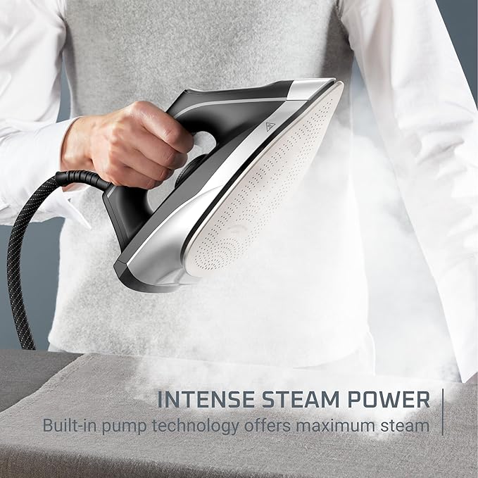 Rowenta Iron Steamer for Clothes Master Steam Station, Professional Steam Iron - Image 3