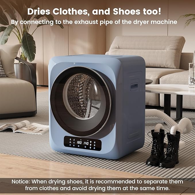 VCJ Portable Dryer for Laundry, 12lbs Clothes Dryer - Image 5