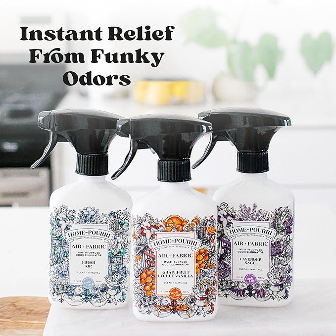 Home-Pourri Air + Fabric Multi-Purpose Odor Freshener Spray, 11 Fl Oz, Lavender - Image 3