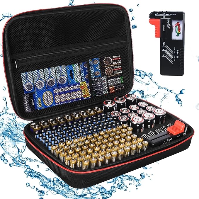 keabys Battery Organizer Holder Storage Case by keabys