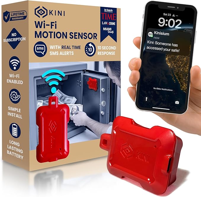Instant Kini Safe Alert Wi-Fi Motion Sensor Alarm by Kinisium