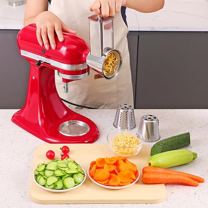 Stainless Steel Slicer Shredder Attachment - Image 5