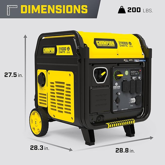 Champion Power Equipment 11, 000-Watt Wireless Remote Start Home Backup - Image 7