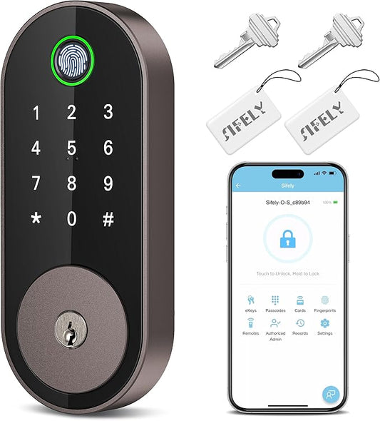 Fingerprint Smart Deadbolt by SifelySmartLocks