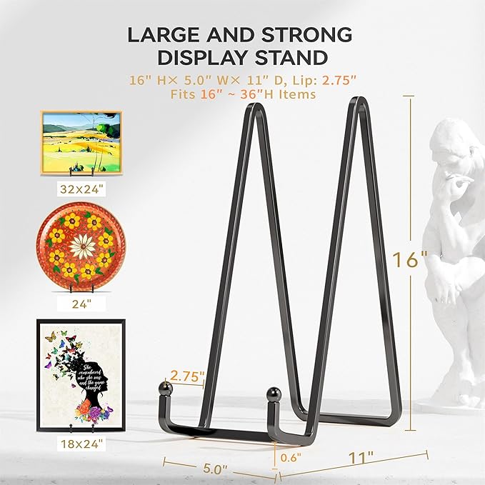 IPAME 16 Inch Heavy Duty Plate Stand - Image 3