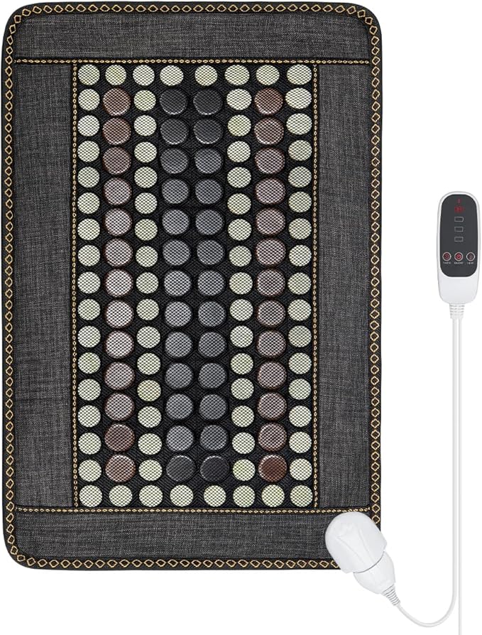 Infrared Heating Pad for Back, Large 76 Jade and 52 Tourmaline Heating Pad for by GENERALARMOR