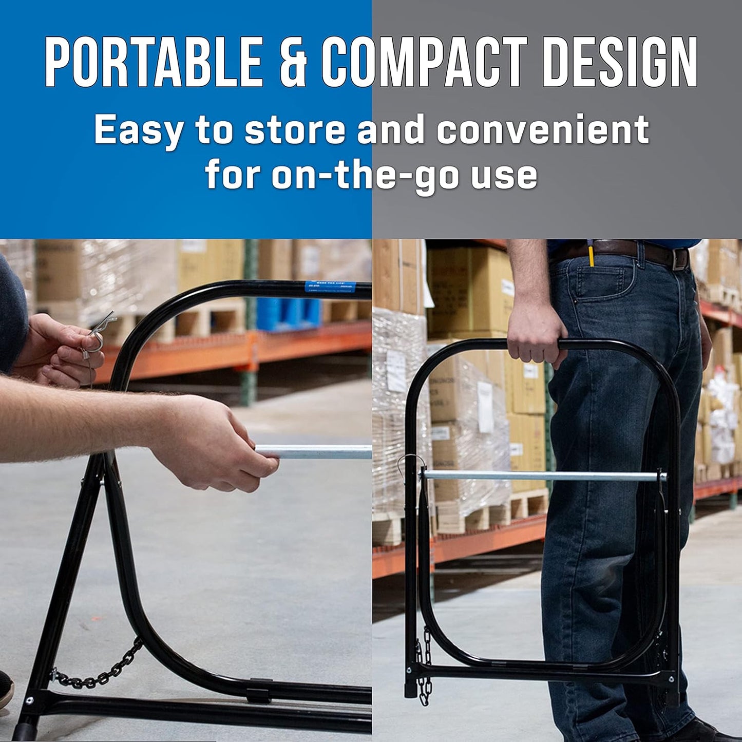 Jonard Tools CC-2721 High Durability Steel Cable Caddy, Holds Cable Reels Up To 20" Diameter and 100 lb Capacity