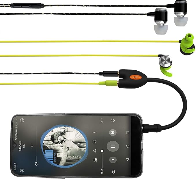 zdyCGTime 3.5mm Headphone Y Splitter Cable 3-Pole 3.5mm AUX Male to 2 Port - Image 6