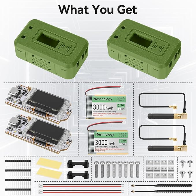 Meshnology 2 Set ESP32 LoRa V3 Module Board - Image 9
