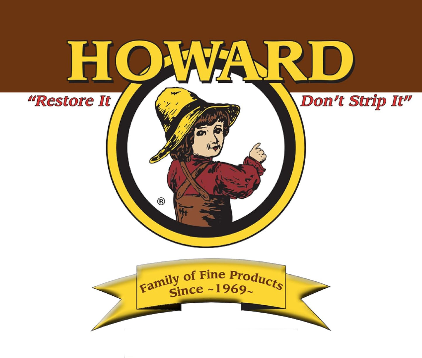 HOWARD Feed n Wax Wood & Conditioner Beeswax Polish, Orange, 16 Fl Oz, Pack of 2