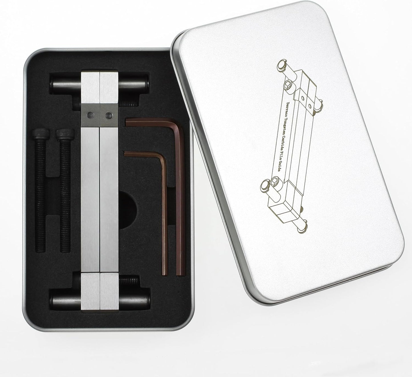 Tungsten Carbide File Guide for knife maker GEN 2 by Derraco Engineering