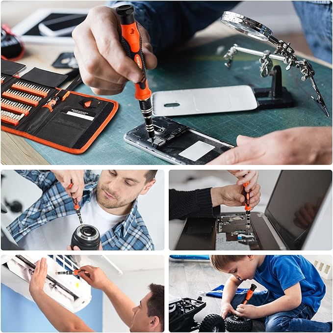 STREBITO Precision Screwdriver Set 142-Piece Electronic Repair Tool Kit - Image 6