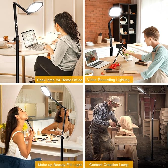 LitONES Ring Light with Stand, 15W Dimmable Zoom Lighting - Image 4