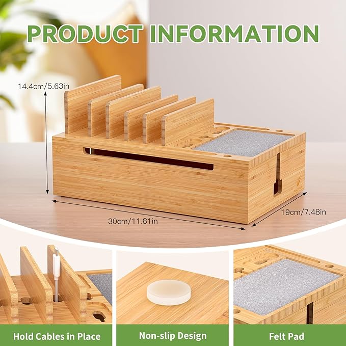 Pezin & Hulin Bamboo Charging Station - Image 2