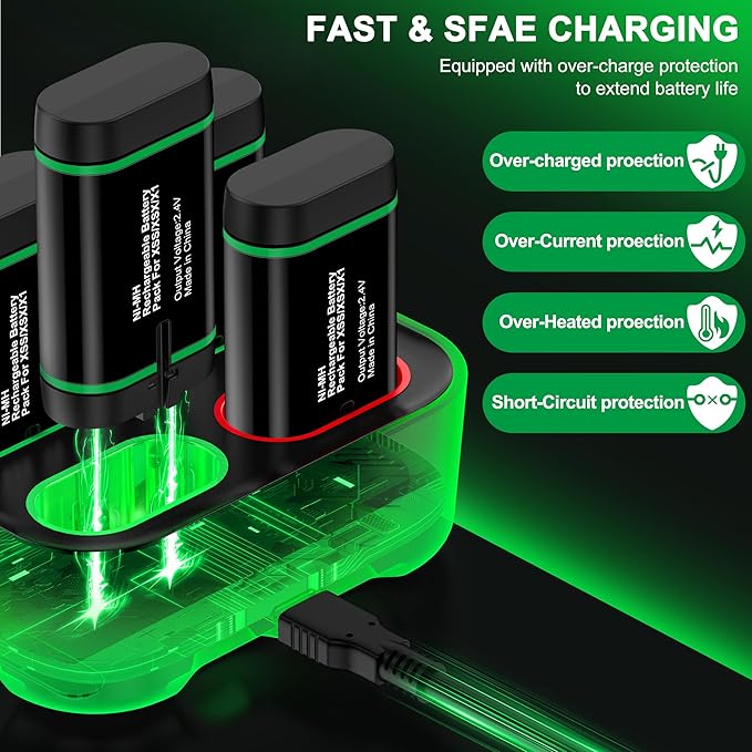 Upgraded Charger for Xbox One Controller Battery Pack - Image 3