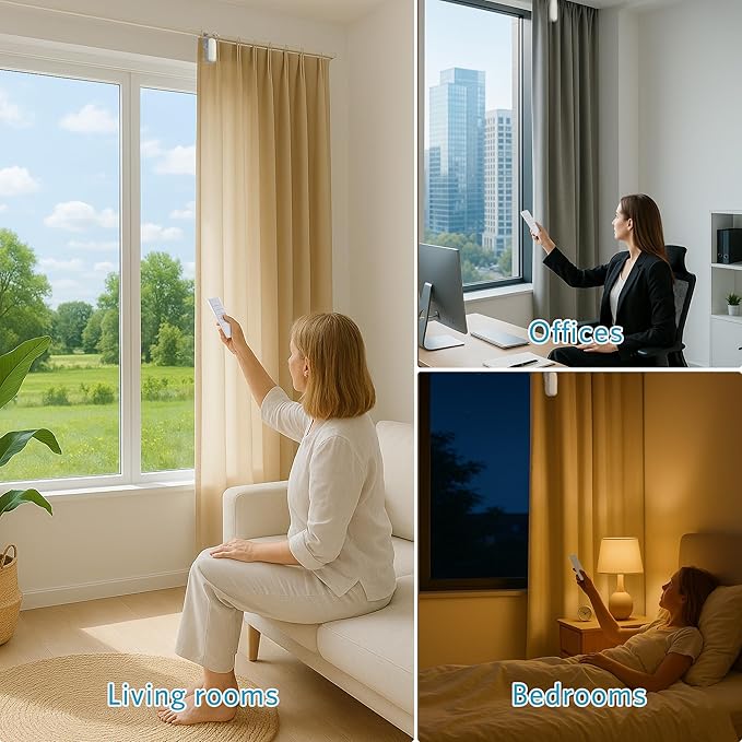 Tripvyantic Automatic Curtain Opener Smart Electric: Remote Control Motorized - Image 7