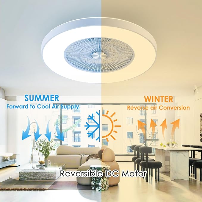HUMHOLD 24" Bladeless Ceiling Fans - Image 7